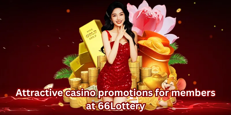 Attractive casino promotions for members at 66Lottery