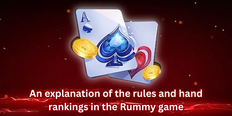 An explanation of the rules and hand rankings in the Rummy game
